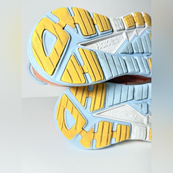 Hoka Gaviota 4 Women's Everyday Running Shoes Shell Coral / Peach Parfait 8.5 - Picture 12 of 12